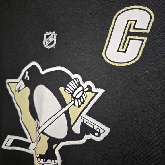 Reebok Pittsburgh Penguins Crosby Crew Neck Jersey Tee Men's 2XL - Picture 2 of 6